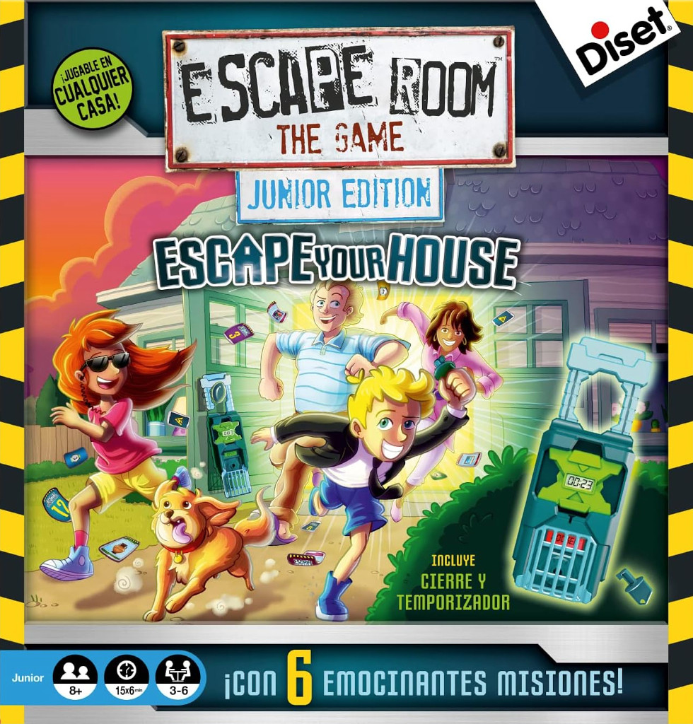 Escape Room: Junior Edition – Escape Your House ~ Juego de mesa
