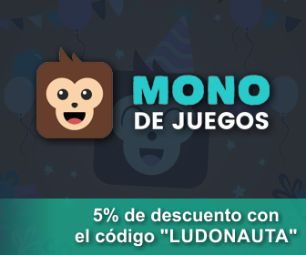 Mono de Juegos: 5% de descuento con el código "LUDONAUTA"